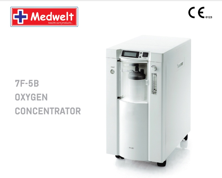 5 Litre Oksijen Konsantratörü Medwelt 7F-5B